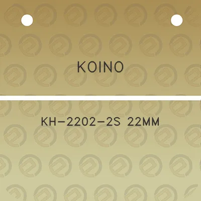 koino-kh-2202-2s-22mm