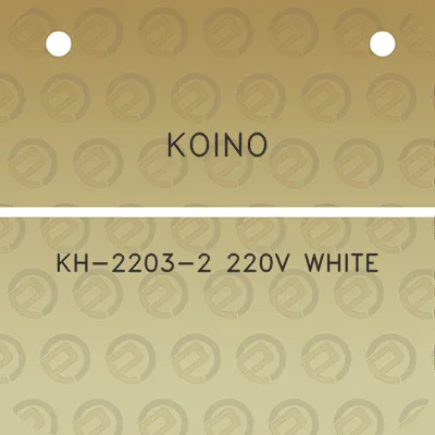 koino-kh-2203-2-220v-white