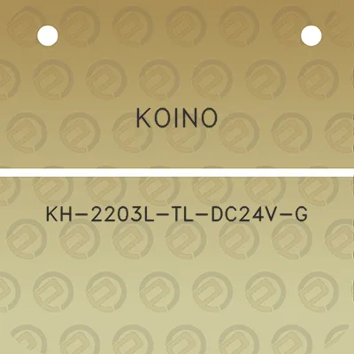 koino-kh-2203l-tl-dc24v-g