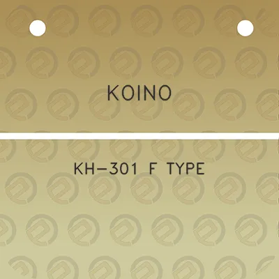 koino-kh-301-f-type