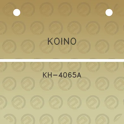 koino-kh-4065a