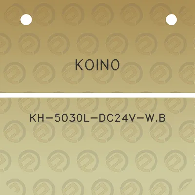 koino-kh-5030l-dc24v-wb