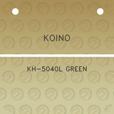 koino-kh-5040l-green