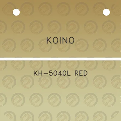 koino-kh-5040l-red