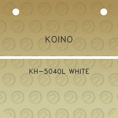 koino-kh-5040l-white