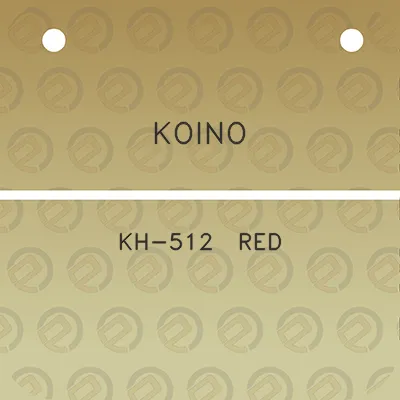 koino-kh-512-red