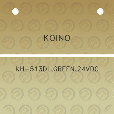 koino-kh-513dlgreen24vdc