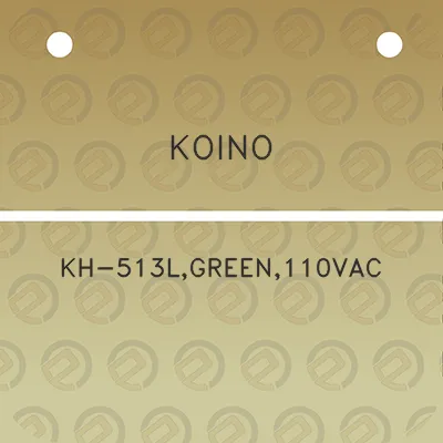 koino-kh-513lgreen110vac