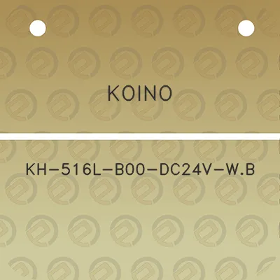 koino-kh-516l-b00-dc24v-wb