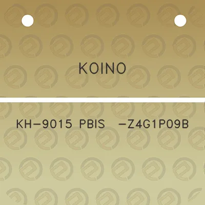 koino-kh-9015-pbis-z4g1p09b