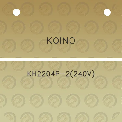 koino-kh2204p-2240v