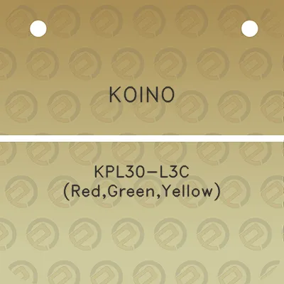 koino-kpl30-l3c-redgreenyellow