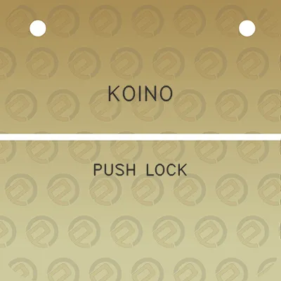 koino-push-lock