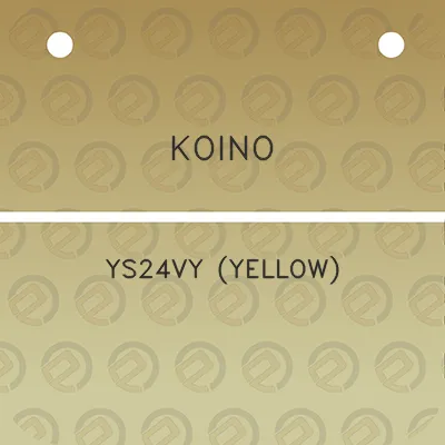 koino-ys24vy-yellow