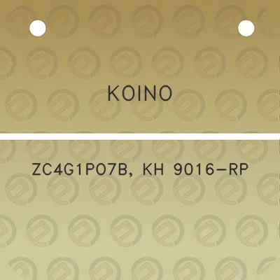 koino-zc4g1po7b-kh-9016-rp