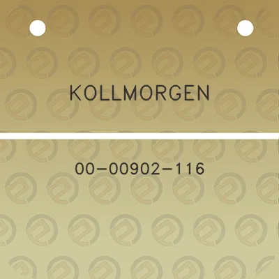 kollmorgen-00-00902-116