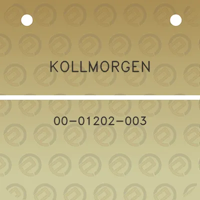 kollmorgen-00-01202-003