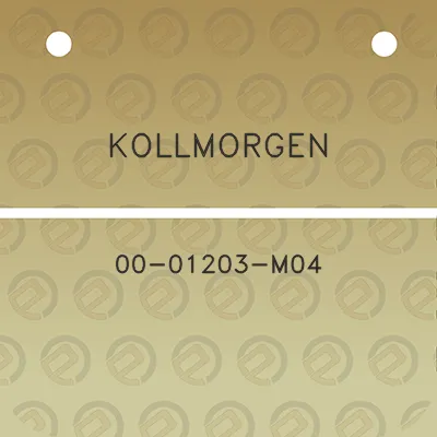 kollmorgen-00-01203-m04