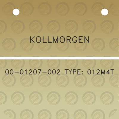 kollmorgen-00-01207-002-type-012m4t