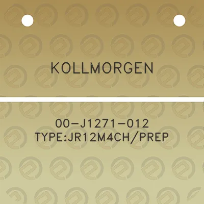 kollmorgen-00-j1271-012-typejr12m4chprep