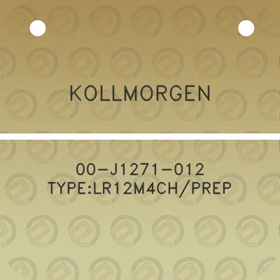 kollmorgen-00-j1271-012-typelr12m4chprep