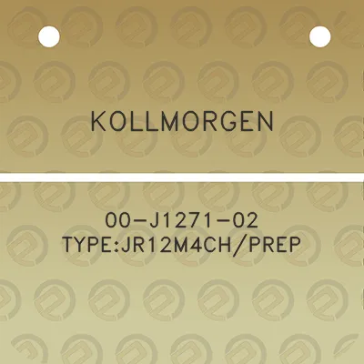 kollmorgen-00-j1271-02-typejr12m4chprep