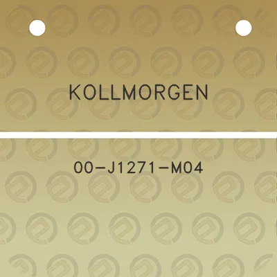 kollmorgen-00-j1271-m04