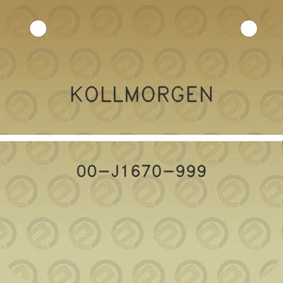 kollmorgen-00-j1670-999