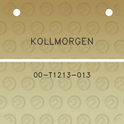 kollmorgen-00-t1213-013