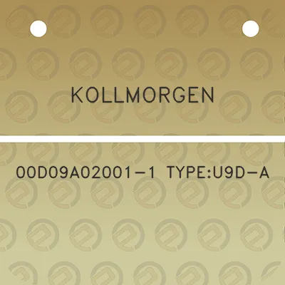 kollmorgen-00d09a02001-1-typeu9d-a