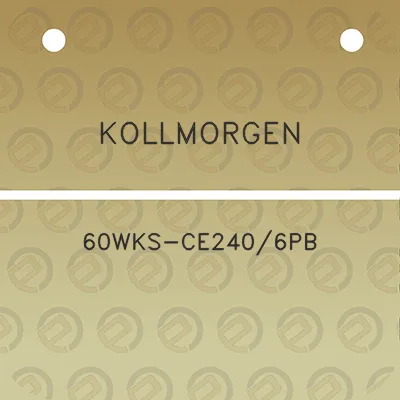 kollmorgen-60wks-ce2406pb