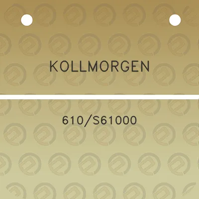 kollmorgen-610s61000