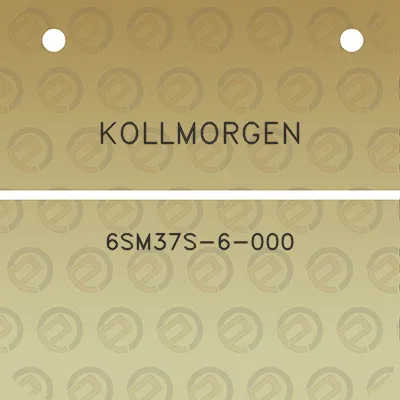 kollmorgen-6sm37s-6-000