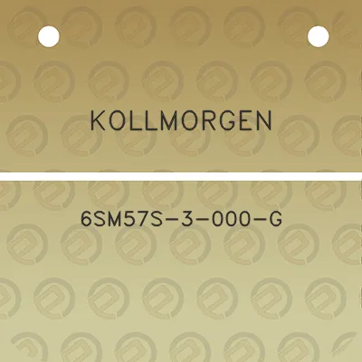 kollmorgen-6sm57s-3-000-g