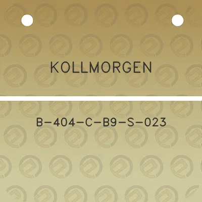 kollmorgen-b-404-c-b9-s-023