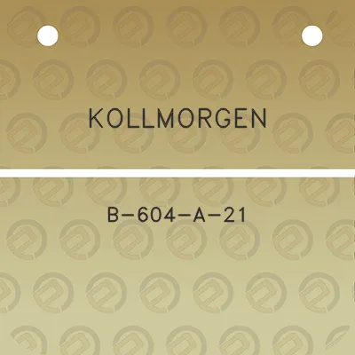 kollmorgen-b-604-a-21