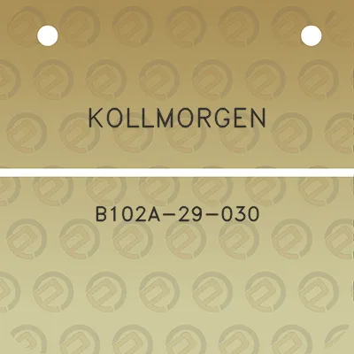 kollmorgen-b102a-29-030