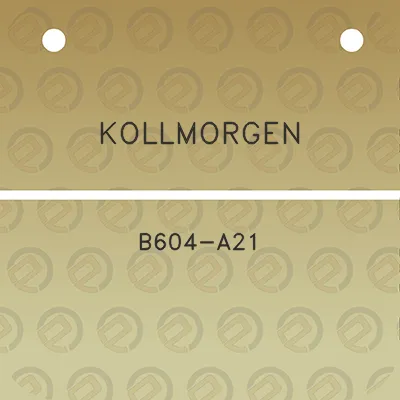 kollmorgen-b604-a21