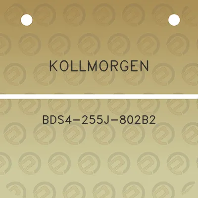 kollmorgen-bds4-255j-802b2