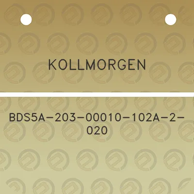 kollmorgen-bds5a-203-00010-102a-2-020