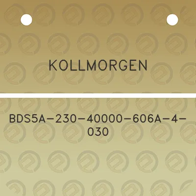 kollmorgen-bds5a-230-40000-606a-4-030