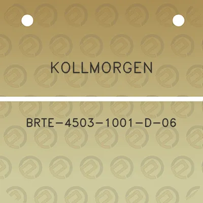 kollmorgen-brte-4503-1001-d-06