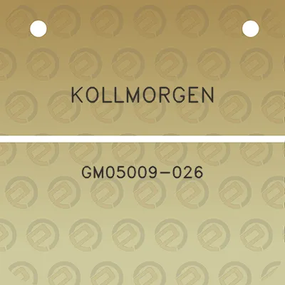 kollmorgen-gm05009-026