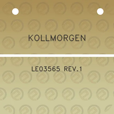 kollmorgen-le03565-rev1