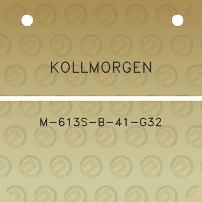 kollmorgen-m-613s-b-41-g32