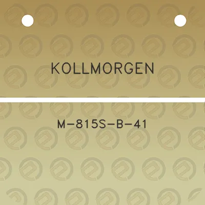 kollmorgen-m-815s-b-41