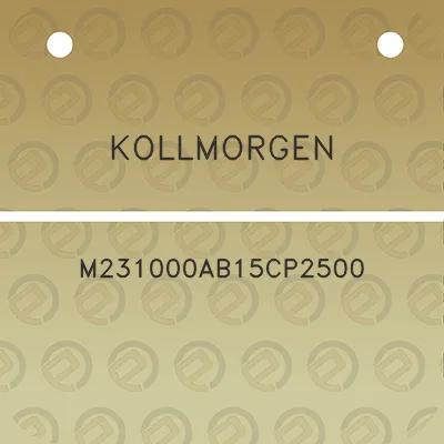 kollmorgen-m231000ab15cp2500