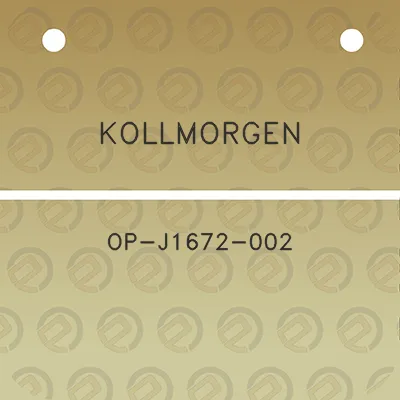 kollmorgen-op-j1672-002