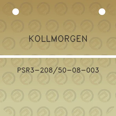 kollmorgen-psr3-20850-08-003