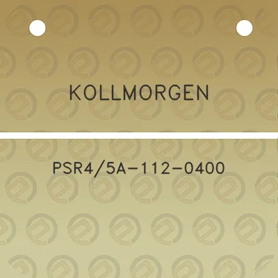 kollmorgen-psr45a-112-0400